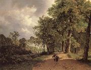 Barend Cornelis Koekkoek View of a Park France oil painting artist